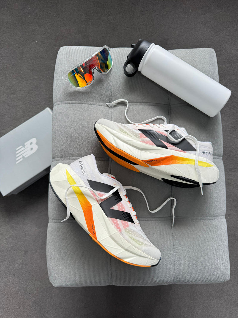 New balance FuelCell SC Elite v4 - Branco/Laranja
