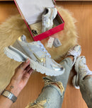 Nike Driwer Luxo - Branco c/ Dourado