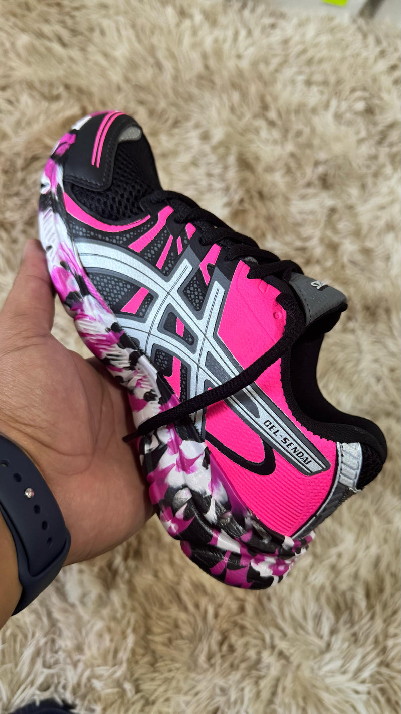 Asics Sendai "Rosa c/ Preto"