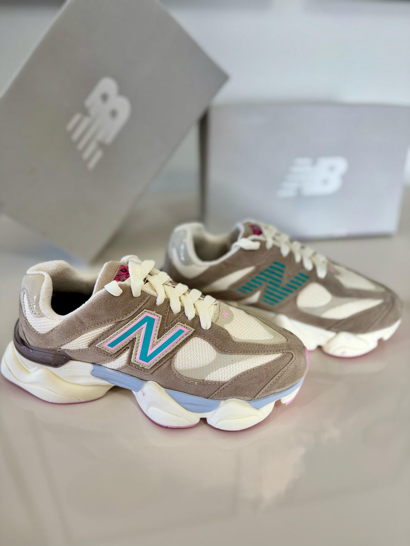 New Balance 9060 "Off Rosa Verde Água"