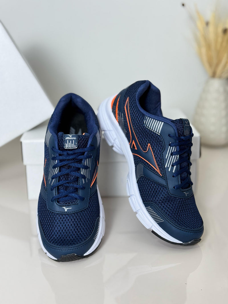 Mizuno Wave Jet 2 "Azul Marinho c/ Laranja"