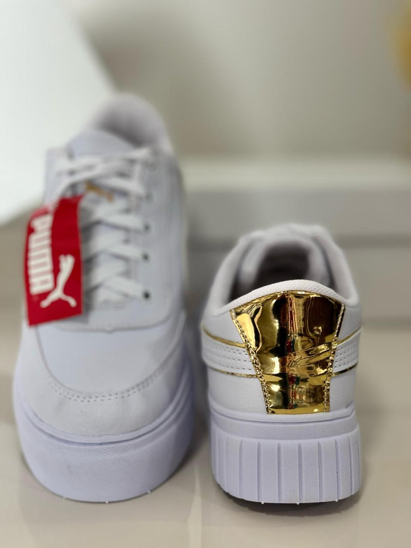 Puma Mayze 2 "Branco c/ Dourado"