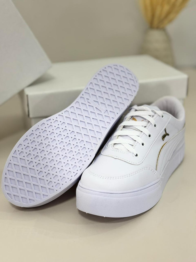 Puma Mayze 2 "Branco c/ Dourado"