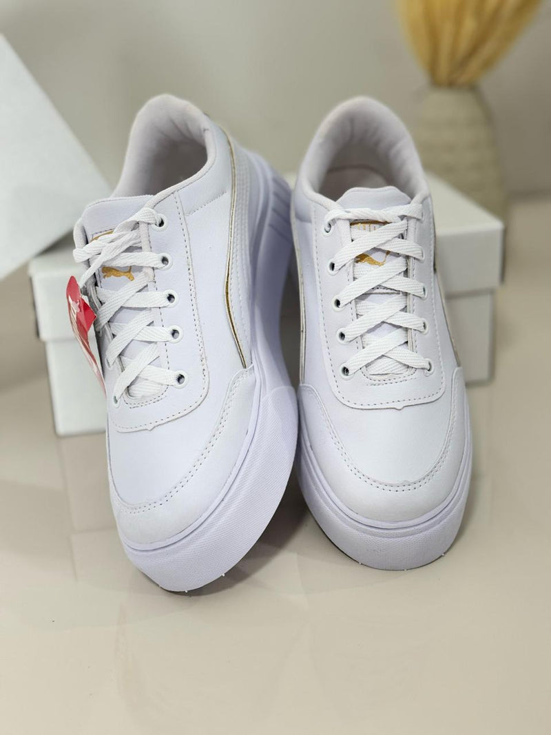 Puma Mayze 2 "Branco c/ Dourado"