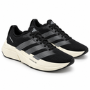 Adidas Adizero Dropset Elite – Black White Gray: par em três quartos