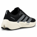Adidas Adizero Dropset Elite – Black White Gray: vista traseira em três quartos