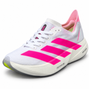 Adidas Adizero Pro 4 – White Pink — vista frontal esquerda