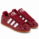 Adidas Campus 00s - Burgundy Patent: par em três quartos