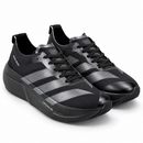 Adidas Adizero Dropset Elite – All Black Gray: par em três quartos