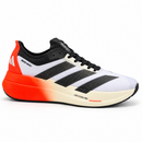 Adidas Adizero Dropset Elite – White Black Orange: vista lateral