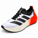 Adidas Adizero Dropset Elite – White Black Orange: vista frontal esquerda