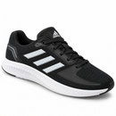 Adidas Falcon Run Black, vista frontal direita