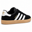 Adidas Gazelle Indoor - Black White: vista traseira em três quartos