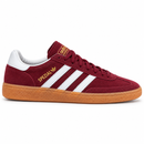 Adidas Handball Spezial em Couro Marsala: vista lateral
