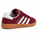 Adidas Handball Spezial em Couro Marsala: vista traseira em três quartos