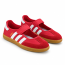 Adidas Jane Red: par em perspectiva
