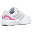 Adidas Run Falcon White Pink, vista traseira