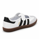 Adidas Samba Jane White Black: traseira em perspectiva