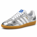 Adidas Samba OG Metallic Silver: vista frontal esquerda