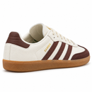 Adidas Samba OG – Off White Brown: vista traseira em três quartos