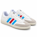 Adidas Samba OG – White Blue Red, par em perspectiva