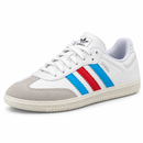 Adidas Samba OG – White Blue Red, vista frontal esquerda
