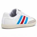 Adidas Samba OG – White Blue Red, vista traseira