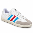 Adidas Samba OG – White Blue Red, vista frontal direita