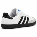 Adidas Samba OG White Traditional: vista traseira em três quartos