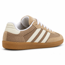 Adidas Samba Tricote – Beige White: vista traseira em três quartos