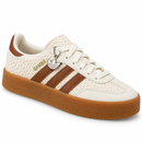 Adidas Sambae tricote – Off White Caramel — vista frontal direita