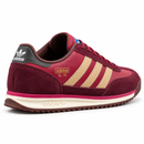 Adidas SL 72 Burgundy Beige: vista traseira em três quartos