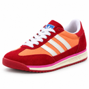 Adidas SL 72 Couro – Red/Orange — vista frontal esquerda