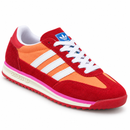Adidas SL 72 Couro – Red/Orange — vista frontal direita
