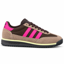 Adidas SL 72 em Couro – Tan Pink Mint — vista lateral