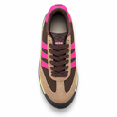 Adidas SL 72 em Couro – Tan Pink Mint — vista superior