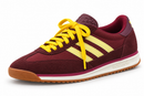 Adidas SL 72 – Marsala/Yellow — vista frontal esquerda