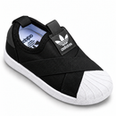 Adidas Slip On Infantil - Black White — 6