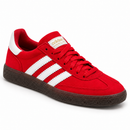Adidas Spezial Sintético - Red/White - vista frontal do lado oposto