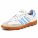 Adidas Spezial Sintético White Baby Blue: vista frontal esquerda