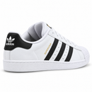 Adidas Super Star White, vista traseira