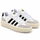 Adidas Sapatênis Trap Sup White Black Gray: par em três quartos
