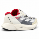Adidas Adizero Adios Pro 3 – White Red — vista traseira em diagonal