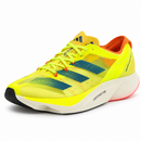 Adidas Adizero Adios Pro 3 – Yellow Orange — vista frontal em diagonal