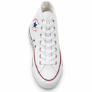 All Star High – White, Burgundy & Blue — foto 4 em fundo branco