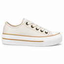 All Star Platform PU – Sand — foto 1 em fundo branco