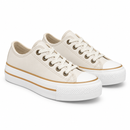 All Star Platform PU – Sand — foto 2 em fundo branco