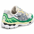 Asics Gel NYC - Cinza Verde — vista traseira em diagonal