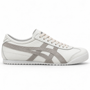 Asics Onitsuka Tiger Couro - Off White/Gray - perfil lateral em estúdio