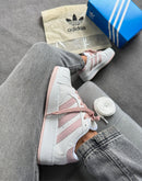 Adidas Super Star plataforma - Branco/rosê